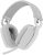 Logitech Zone Vibe 100 Lightweight Wireless Over Ear Headphones with Noise Canceling Microphone, Advanced Multipoint Bluetooth Headset, Works with Teams, Google Meet, Zoom, Mac/PC – Off White