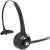 Delton 10X Trucker Bluetooth Headset, Wireless Headphones w/Microphone, Over The Head Single Earpiece with Mic for Skype, Call Centers, Truck Drivers – 18Hrs