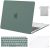 MOSISO Compatible with MacBook Air 13 inch Case 2022, 2021-2018 Release A2337 M1 A2179 A1932 Retina Display Touch ID, Plastic Hard Shell&Keyboard Cover&Screen Protector&Storage Bag, Midnight Green