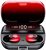 Bluetooth Earbuds Wireless Ear Buds Touch Control Wireless Earphones with HiFi Stereo Audio, Noise Reduction, IPX7 Waterproof Headphones, LED Charging Case, Built-in Mic for Sport/Work/Travel Red