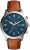 Fossil Men’s Townsman Stainless Steel and Leather Casual Quartz Chronograph Watch