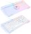 Premium Acrylic Computer Keyboard Stand, 366 Kinds RGB LED Backlit Keyboard Tray,Gaming Keyboard USB Interface Titled Keyboard Stand,Clear Acrylic Tilted Keyboard Riser for Office Desk, Home, School.