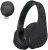 PowerLocus Bluetooth Over-Ear Headphones, Wireless Stereo Foldable Headphones Wireless and Wired Headsets with Built-in Mic, Micro SD/TF, FM for iPhone/Samsung/iPad/PC (Black)