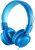 iRAG J01 Kids Headphones Foldable Stereo Tangle-Free 5ft Long Cord 3.5mm Jack Plug in Wired On-Ear Headset for iPad/Amazon Kindle,Fire/Toddler/Boys/Girls/School/Laptop/Travel/Plane/Tablet(Ocean Blue)