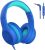 Kids Headphones with Mic, Over Ear Kids Headset Stereo, Volume Limited 85/94dB, Share Port, Foldable Adjustable 3.5mm Jack Kid Headphones for Boys Girls Toddler School Laptop Travel Tablet, Blue