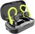 APEKX Bluetooth Headphones True Wireless Earbuds with Charging Case IPX7 Waterproof Stereo Sound Earphones Built-in Mic in-Ear Headsets Deep Bass for Sport Running Green