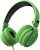 Rockpapa 950 Headphones with Microphone for Kids for School Computer, On-Ear Headphones Wired Foldable for Boys chilrens Girls Teens Students Youth Adult Black Green