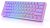 HK GAMING GK61 Mechanical Gaming Keyboard – 61 Keys Multi Color RGB Illuminated LED Backlit Wired Programmable for PC/Mac Gamer (Gateron Optical Brown, Lavender)