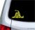 Southern Sticker Company Don’t Tread on me Snake 5.4×3.4 inches Size Gadsden Flag Marines Vinyl Laptop car Window Truck – Made and Shipped in USA (Yellow)