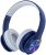 Bluetooth Kids Headphones Fit for Aged 3-21, Colorful LED Lights Comfort Wireless Headphones with Microphone 94dB Volume Limited for School/iPad/PC/TV/Cellphones, Wired & TF Card Mode, Navy Blue