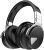 Silensys E7 Active Noise Cancelling Headphones Bluetooth Headphones with Microphone Deep Bass Wireless Headphones Over Ear, Comfortable Protein Earpads, 30 Hours Playtime for Travel/Work, Black