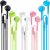 Earbuds Headphones with Microphone Pack of 5, Noise Isolating Wired Earbuds, Earphones with Powerful Heavy Bass Stereo, Compatible with Android, iPhone, iPad, Laptops, MP3 and Most 3.5mm Interface