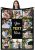 Custom Blanket with Photos Text, Personalized Picture Throw Blanket Collage, Upload Your Image Customized Fleece Blanket Valentines Gifts for Wife Husband Boyfriend Girlfriend Him Her Adult Birthday