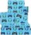 CENTRAL 23 Gamer Wrapping Paper – Boys Wrapping Paper – 6 Sheets of Gift Wrap – For Boy Men Boyfriend – Comes with Fun Stickers