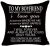 Black to My Boyfriend Be Yours and Only Yours You’re My Everything Valentine’s Day Birthday Gift Cotton Linen Square Throw Pillow Case Decorative Cushion Cover Pillowcase Sofa 18″x 18″