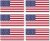 6 Pack USA American Flag Vinyl Decal Army Navy Tactical Military Country Weather-Resistant Bumper Stickers for Laptop, PC, Phone, Tablet, Baret, Helmet, Hat, Umbrella (1″x2″)