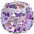 100PCS Stickers for Kids, Water Bottle Stickers, Cute Purple Vsco Vinyl Aesthetic Waterproof Stickers, Laptop Hydroflask Skateboard Phone Computer Stickers for Teens Kids Girls