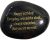 Adult Birthday Gift,”Happy Birthday! Everyday, Around The Clock, Always Remember, That You are My Rock.” Engraved Rock Paperweight.