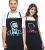 Apron for fathers day Mr and Mrs Aprons for Wedding Gifts, Black Apron with Pockets Valentines Day Gifts for Her/Him, BYDPETE Adjustable Size Fits All, Valentines Day Gifts for Him/Boyfriend and Couples