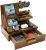 Gifts for Men Dad Husband Fathers Day from Daughter Son Wife, Wood Phone Docking Station with Drawer Nightstand Organizer, Anniversary Graduation Birthday Gifts for Him, Christmas for Papa