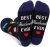 HAPPYPOP Unisex Novelty Teacher Graduation Uncle Aunt Brother Sister Husband Dad Socks，Funny Saying Socks for Men Women