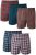 Hanes Men’s 5-Pack Tartan Boxer with Inside Exposed Waistband