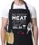 Miracu Funny Aprons for Men – Husband Gifts from Wife – Anniversary, Birthday Gifts for Men, Male Best Friend, Boyfriend, Fiance, Guy, Him – Naughty BBQ Grilling Cooking Apron, Once You Put My Meat in