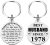 TANWIH 45th Wedding Anniversary Keychain Gifts, Best Husband Since 1978, 45 Year Anniversary Decoration for Him Men