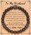 To My Husband, Boyfriend, Son, Grandson, Dad, Grandpa, Brother, Man, Stepdad, Uncle, Fiance, Soulmate, Nephew, Godfather Gifts, Elastic Rope Bracelet for Men Teen Boys