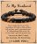 UNGENT THEM Natural Stone Bracelet for Boyfriend Husband Dad Brother Uncle Son Christmas Valentine’s Day Birthday Gifts